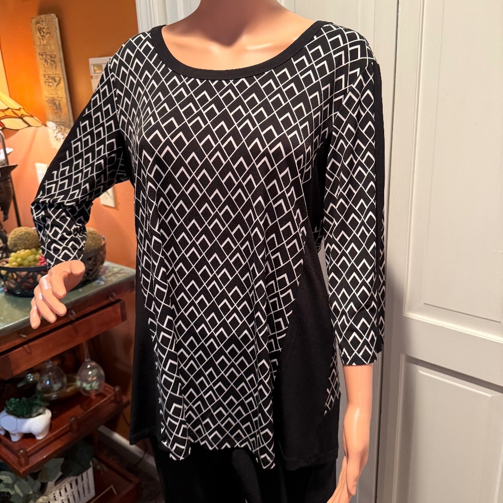 Black and White Print